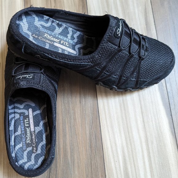 Skechers Women's Relaxed Fit Slip on Sneaker Open Back Sneaker - Black S… - Picture 1 of 10